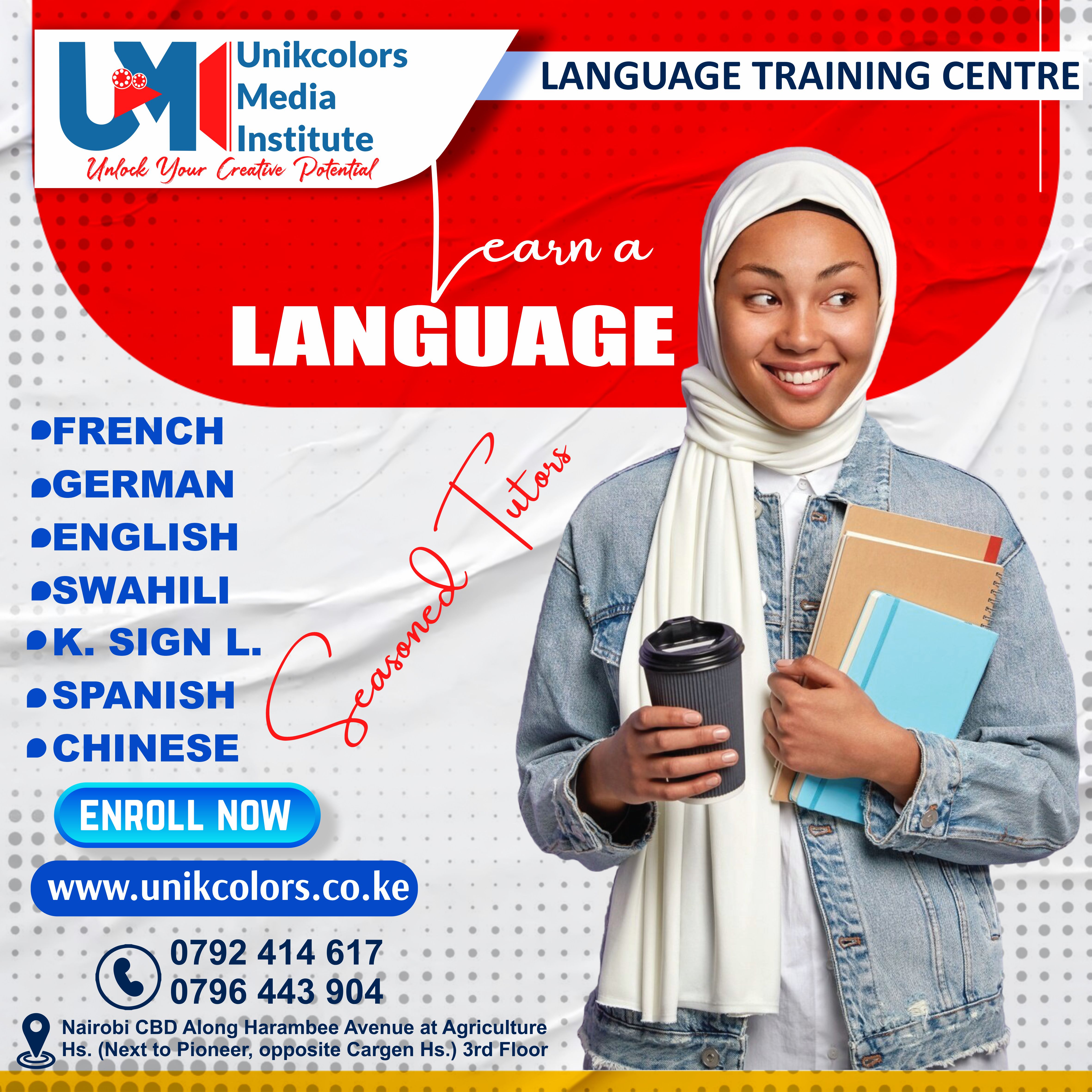 LANGUAGE TRAINING CENTRE - GERMAN | ENGLISH | FRENCH | CHINESE | SPANISH | SWAHILI | KENYA SIGN LANG